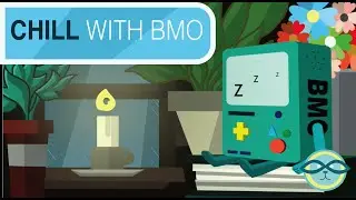 Chill with BMO during a thunderstorm (Low-Fi animation)