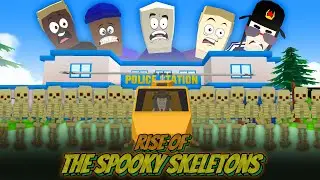 rise of the spooky skeleton 🩻🩻in dude theft wars