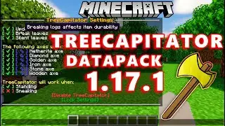 TreeCapitator DataPack 1.17.1 for Minecraft Spotlight - Installation, Gameplay