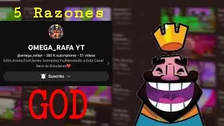 Top 5 razones de porque @OMG_Rafa  es God
