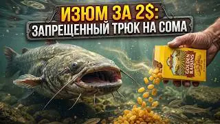 A forgotten old-fashioned method using golden raisins lures huge catfish out of deep river holes.
