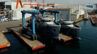 Two Bering 80 hulls came from Istanbul
