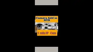 IP Camera add 1mint in NVR/DVR Cofiguration.