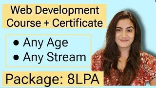 3 Month Web Development Course for Fresher Graduates | Web Development course with Certificate