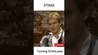 Sting is turning 72 on the 2nd of October. Happy Birthday Sting ! #happybirthday