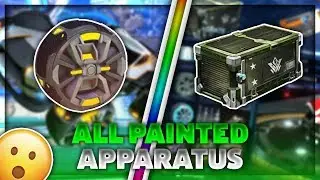 ALL Painted Apparatus Wheels From The Vindicator Crate! (Special Edition!) | Rocket League