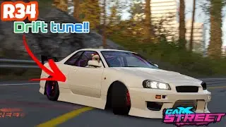 CarX Street | Nissan GTR R34 unlimited drift tune with full setup!!!