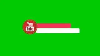 Green Screen YouTube Logo | no copyright