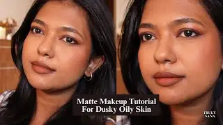 A MATTE LOOK TO TRY THIS DIWALI FOR DUSKY SKIN | WITH ONLY AFFORDABLE PRODUCTS |