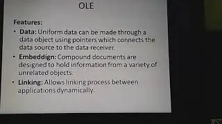 Object Linking and Embedding