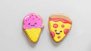 Ice Cream and Pizza Gingerbread Cookies - Satisfying Video of Cookie Decorating Compilation