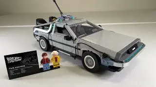 LEGO - 10300 - Creator Expert - Back to the Future Time Machine - REVIEW