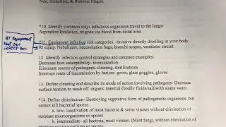 Intro to respiratory therapy Infection control