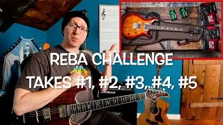VOTE This Reba Challenge + Guitar & Pedal Giveaway Takes #1 - #5  (4K)