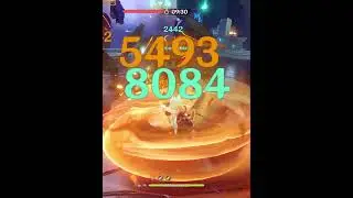 C0R0 Arlekino #genshinimpact #геншинимпакт #damage #genshin #геншин #speedrun #hoyocreators #abyss