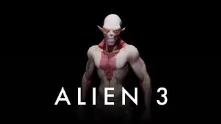 Alien 3 Mutant For Horror Sci-FI Game Unreal Engine 5