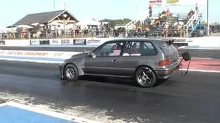 Rukus K24 turbo Honda EF running 9.22 @167 mph