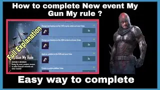 How to complete New event My Gun My Rule | Full Detailed Explanation | SMYT Tamil