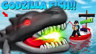 GIANT!! Get the Most Expensive Rod & Fish for the Super Rare GODZILLA 🐟🦖🐟 || Go Fishing Indonesia