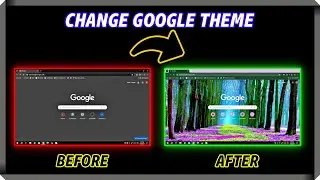 Chrome ki theme kaise change kare||How to change chrome theme||LAPTOP/PC/MOBILEhow to changebgchrome