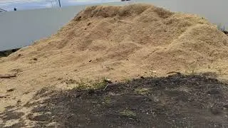 Строю круглый дом из арболита, опилкобетон залил первый ряд Тлеубаев Мухаметжан Ахметович