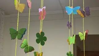 ЦВЕТЫ НА НИТКАХ🌼/Простой декор своими руками