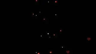 Red heart black screen template | full screen template | hd template for kinemaster | black screen