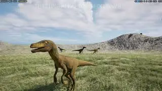Unreal Engine 5 Testing AI Raptors