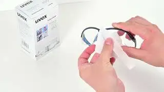 Уход за очками uvex с помощью очищающих салфеток