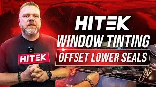 Window Tinting with Offset Lower Seals