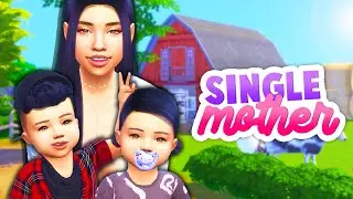 *NEW* LEFT WITH MY DECEASED HUSBANDS FARM🌿🚜 | The Sims 4 Single Mother #1