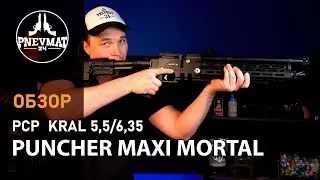 Пневматическая винтовка Kral Puncher Maxi Mortal пластик, PCP, 3 Дж 5,5 мм