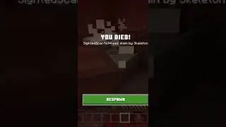 BEING SPAWN TRAPPED IN MINECRAFT BY A SKELETON 🤣 