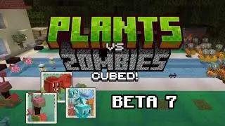 Plants Vs Zombies: Cubed Beta 7 Minecraft Bedrock Edition ( FIXED )