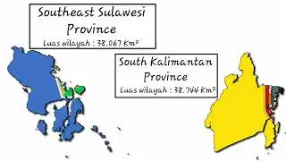 Indonesia Province Size Comparison