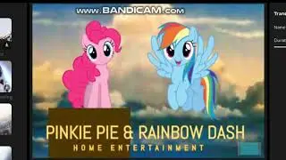 Pinkie Pie & Rainbow Dash Home Entertainment logo (2014)