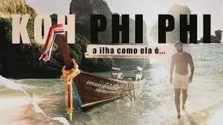 KOH PHI PHI: Como é o centrinho da ilha MAIS LINDA da Tailândia [VLOG]