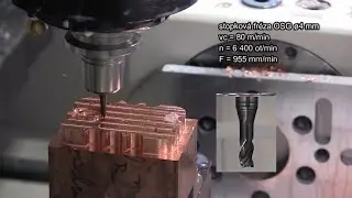 CNC Milling Machine Working Process Machining Copper