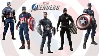 Hot Toys Best 5 Marvel Avengers Captain America Scale Figure مجسم كابتن أمريكا من مارفل أفنجرز