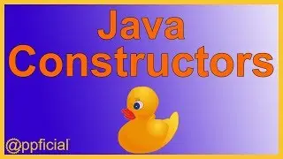 Java Constructor Methods for Classes - Java Programming Tutorials - APPFICIAL