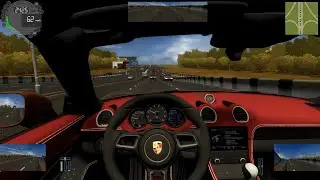 City Car Driving - 2021 Porsche 718 Spyder (Moderate Driving)