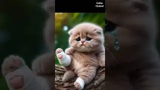 Miaw miaw kasihan kucing sakit diperban 😢😭