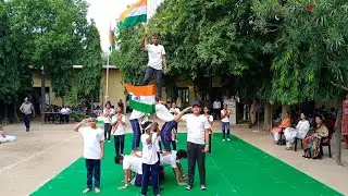Group dance by primary students at KV BELA #independenceday #15august #2024 #viralvideo #kvs #dance