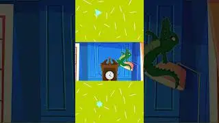 Hickory Dickory Dock - Alligator #shorts #mouse #nurseryrhymes #baby #toddlers #kids #hickory