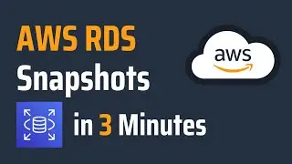 How to take Snapshots of an AWS RDS Instance | AWS RDS Snapshots and Backup | AWS RDS Zero to Hero