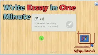 How to Write any Essay in Just One Minute