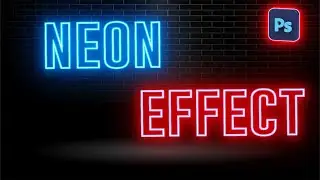 neon text effect | create neon text effect in photoshop | easy way to create neon text effect