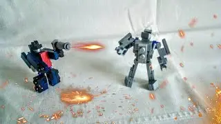 Optimus Prime Vs Megatron | Transformers Stop Motion