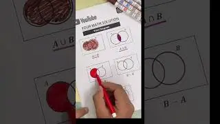 Intersection, Union...... || LAW OF SCIENCE #education #youtube #maths #shorttrick