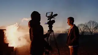 Lighting a Piano on Fire - Music Video Shoot
